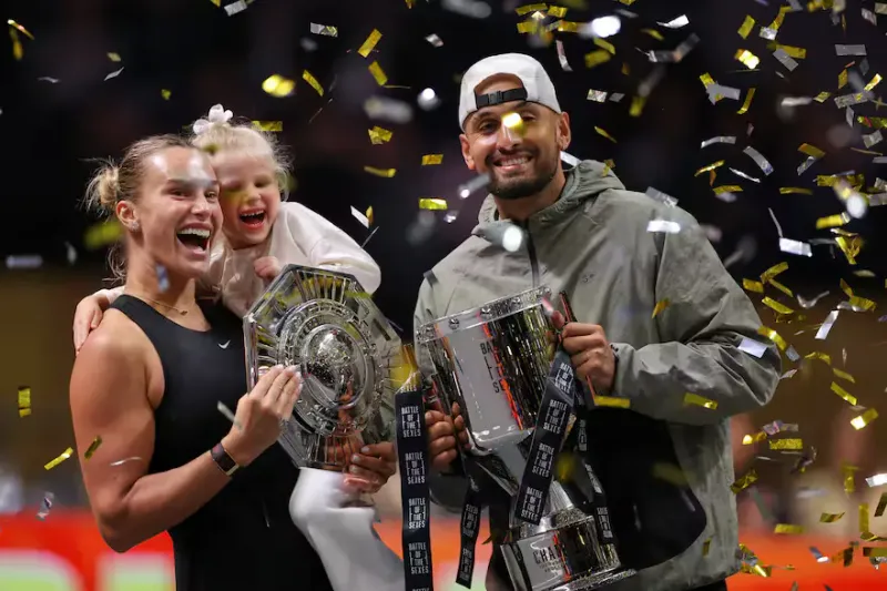 Quién ganó la “Batalla de los sexos” del tenis 2025, entre Aryna Sabalenka y Nick Kyrgios